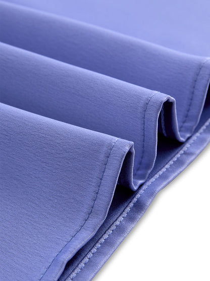 Sophisticated Cross-Neck Gathered Satin Blouse